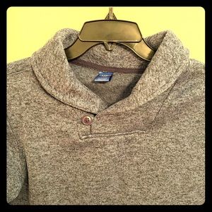 Blue pullover sweater. Boys